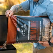 مزيج Traeger Signature Blend Premium Hardwood Pellets ، 20 رطل