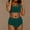 Green, variant on Women Swimsuit under $5! Xqxayjr Women Plus Size High Waisted Bikini Swimsuits Two Pieces Tummy Control Bikini Sets Scallop Trim Bathing Suits Summer Beach Outfits