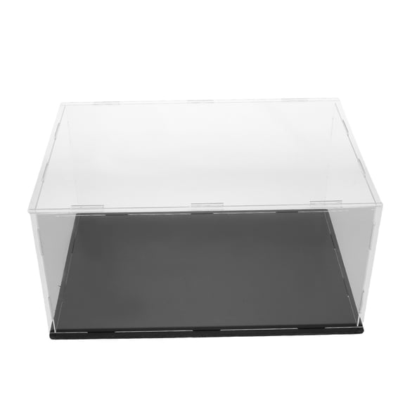 OUNONA Clear Acrylic Baseball Cap Display Case for Tabletop and Professional Hat Storage, Protective Box