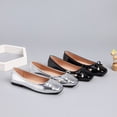 thumbnail image 4 of Womens Dress Shoes Womens Flats Everyday Shoes for Women Womens Casual Shoes Womens Trendy Shoes Women's Round Toe Ballet Flats Comfortable Bow Dressy Flats Shoes for Women Black 5, 4 of 8