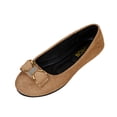 thumbnail image 3 of Zedker Womens Ballet Flats Shoes Point Toe Shoes Comfortable Dressy Slip On Casual Flats with Bow for Women Khaki 37, 3 of 10