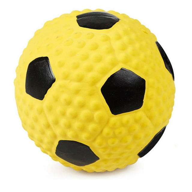 Labymos Squeaky Latex Dog Toys Pet Dogs Balls Toy Squeaker Squeaky Sound Dogs Interactive Training