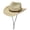 Beige-M, variant on Elegant Panama Hat Windproof Rollable Straw Hat with Wide Brims Beach Vacation Headwear For Women Travel Essential