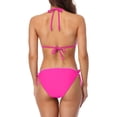 thumbnail image 7 of Charmo Halter Bikini Sets for Womens Triangle Two Piece Bathing Suits Tie Back, 7 of 7