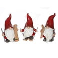 thumbnail image 1 of Polyresin Red Gnome Skiing (Asstd) - Set of 2, 1 of 1