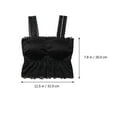 thumbnail image 6 of 2Pcs Women Lace Strap Camisole Tube Tops Crop Tops Vest With Chest Pad, 6 of 7