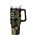 thumbnail image 2 of 40oz Goth Tumbler with Handle & Straw,Stainless Steel Insulated Cup,Leak Proof Travel Mug,Keeps Drinks Hot/Cold,Gothic Halloween Coffee Cup,Witchy Gifts for Women, 2 of 7