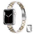 thumbnail image 1 of Correa de reloj CSJCUBIC, metal y acero inoxidable, 46 mm, para mujer, 1 of 7