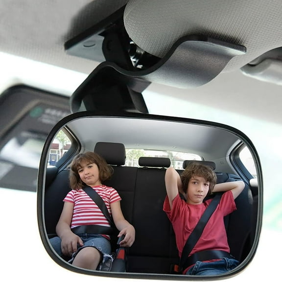 YZHIDIANF Universal Car Interior Rearview Baby Mirror Wide Angle Convex Mirror Clip-on mirrors for Viewing Rear Passengers(Clip Style)