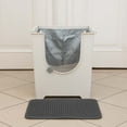thumbnail image 2 of Pretty Kitty Cat Litter Mat - Small 12x16in Black Mat for Litter Box - Indoor Tray Mats for Cats - Essential Cat Accessories, 2 of 7