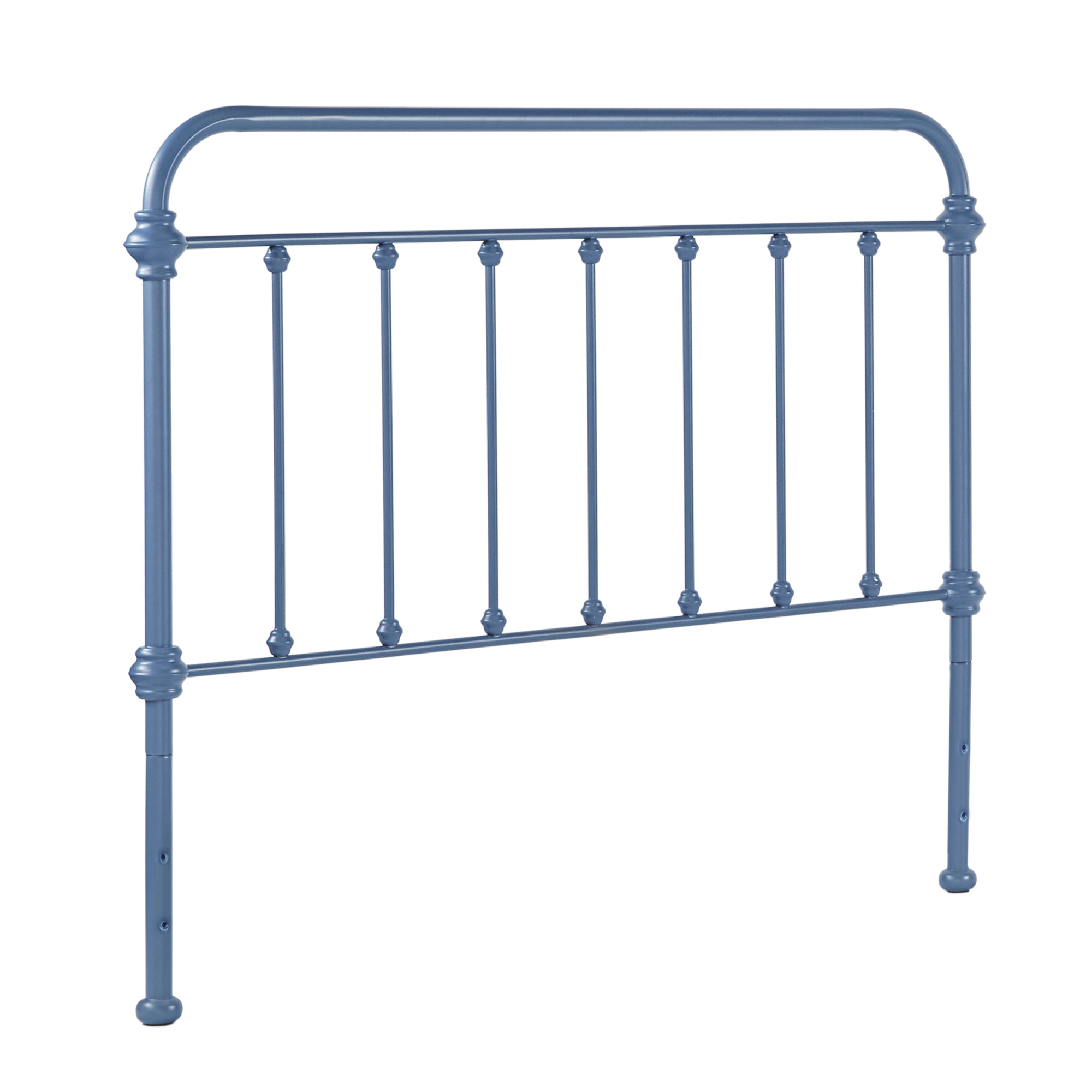 Weston Home Nottingham Metal Queen Bed, Blue Steel