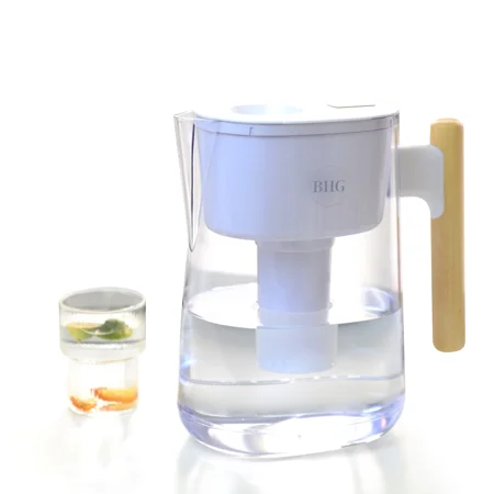 

Filter Pitcher 10 Cup Series Wooden Handle BRITA Compatible White