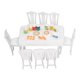 thumbnail image 5 of Sillas de Mesa de Comedor para Casa de Muñecas Muebles de Comedor de Casa de Muñecas de Alta Simulación de Plástico 1/12 Muebles para Comedor de Casa de Muñecas Accesorios ANGGREK  Otros, 5 of 8