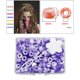 thumbnail image 2 of 210Pcs Color Dreadlock Beads Puños Anillos de para el Púrpura Yuyangstore Cuentas de rastas, 2 of 8