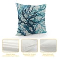 thumbnail image 4 of Leisuo Canvas Throw Pillow Cover Shell for Couch Sofa Home Decoration Aquarelle Painting Print Sea Blue Teal, 4 of 5