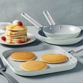 thumbnail image 2 of Tramontina EveryDay 3 Pk Ceramic Fry Pan/Griddle Set Green, 2 of 9