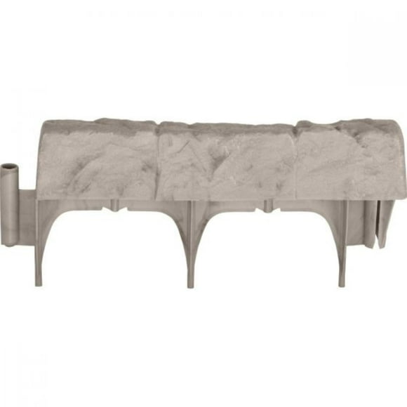 Bordes de jardín Suncast BSE10TG Borderstone, paquete de 10