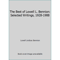 thumbnail image 1 of Pre-Owned The Best of Lowell L. Bennion: Selected Writings, 1928-1988 (Hardcover) 0875791840 9780875791845, 1 of 1
