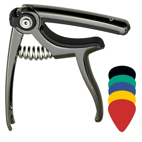 Cejilla para guitarra 4 en 1 Sondery para 6 cuerdas acústica/eléctrica