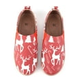 thumbnail image 3 of Zapatos Cómodos para Barcos Informales Lona Mocasines Navideños Mujer Antideslizantes Transpirables Punta Redonda Viajes Al Aire Libre, 3 of 9