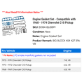 thumbnail image 2 of Engine Gasket Set - Compatible with 1968 - 1974 Chevy C10 Pickup 1969 1970 1971 1972 1973, 2 of 2
