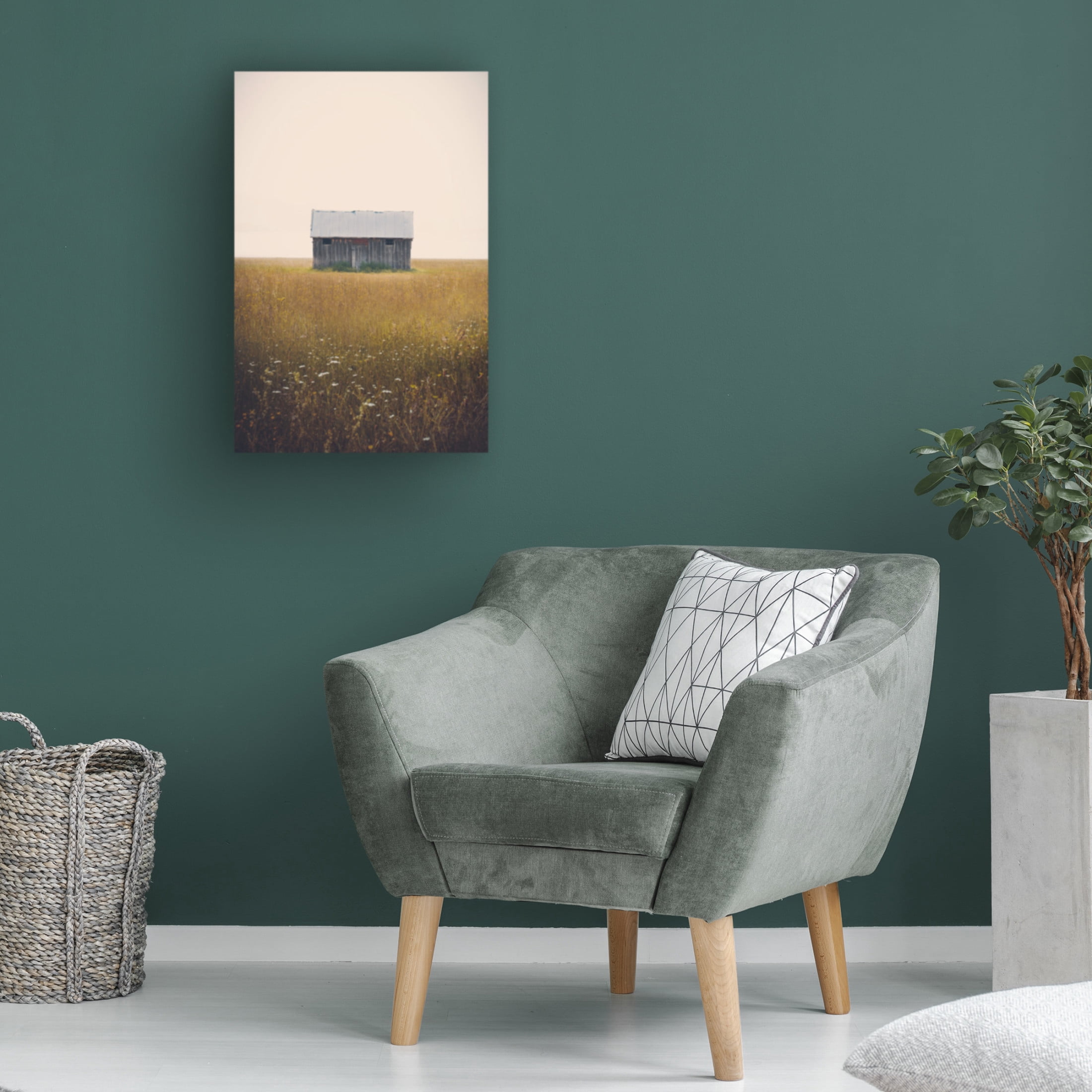 Canvas Wall Art - Annie Bailey Art 'Music For Silence' Wall Art for Living Room, Bedroom, or Office Décor by Trademark Fine Art - 12 x 19 Inches