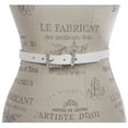 thumbnail image 2 of Women's Rhinestone Skinny Patent Non Leather Dress Belt, 2 of 2