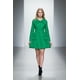thumbnail image 1 of Gabardina larga con solapa redonda Verde manzana GD / XG, 1 of 2