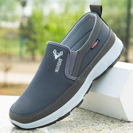 

Old Beijing Cloth Shoes Men‘s Mesh Shoes Men‘s Summer Breathable Slip-on Men‘s Mesh Shoes Casual Dad Shoes