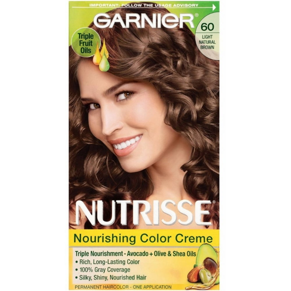 Garnier Nutrisse Nourishing Color Creme Light Natural Brown [60] 1 Each