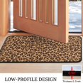 thumbnail image 3 of Brown and Black Leopard Print Door Rugs,Washable Non Slip Door Mats Indoor,Decorative Door Mats,Entry Mat Indoor for Entrance,Bedroom,Kitchen,Bathroom,30"x17", 3 of 6