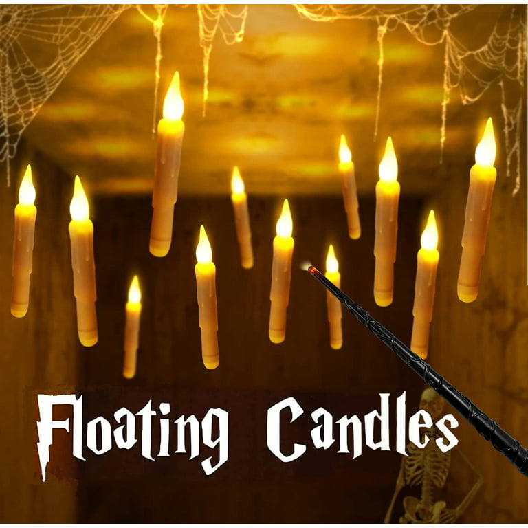 20-80 Floating Candles with Wand Magic Hanging Candles Battery Operate –  Urgears