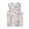 thumbnail image 3 of Snorda Débardeurs pour Femmes Grande Taille Mode Féminine Décontractée Été Imprimé Sans Manches Col Rond Haut Blouse Débardeur P-5TG, 3 of 5
