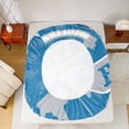 thumbnail image 5 of jejeloiu American Rugby Football Twin Sheet Sets,Gray Sport Hemet Bedding For Kids 3-Piece, 5 of 7