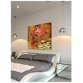 thumbnail image 7 of "Flamingo Mingle" Painting Print on Wrapped Canvas, 7 of 7