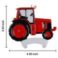 thumbnail image 6 of Maxora Personalized Ornaments Customized Christmas ornament Tractor Red Free Customize, 6 of 7