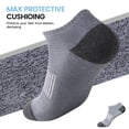 thumbnail image 4 of COOPLUS 30 Pairs Mens Ankle Socks Low Cut Cushion Athletic Socks for Men, 4 of 8
