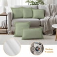 thumbnail image 5 of Cameo Green Retro Greek Key Outdoor Pillow Covers 20x20 Set of 2,Waterproof Patio Throw Pillowcase Protectors,Geometric Greece Ancient Rustic Decorative Pillow Shams Cushion Covers for Seat Bed Couch, 5 of 8