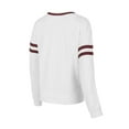 thumbnail image 3 of Women's Concepts Sport  White Texas A&M Aggies Borough French Terry Arch Over Long Sleeve Top, 3 of 3