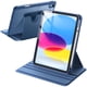 thumbnail image 1 of Funda JeTech Rotating para iPad de 11.ª y 10.ª generación (2025/2022), color azul marino, 1 of 7
