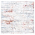 thumbnail image 2 of SAFAVIEH Amelia Topher Abstract Area Rug, Ivory/Rust, 6'7" x 6'7" Square, 2 of 11
