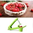thumbnail image 2 of Cherry Pitter Tool Cherry Remover 20 x 8 x 3.5cm Stainless Steel and Plastic Push-On Design Cherry Core Remover Pitter, Quickly Removes The Cherry Core (Green), 2 of 7