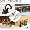 thumbnail image 5 of RP25513 Faucet Stem Replacement for Delta two handle Faucet Repair Kit Includes RP24096 Cartridge RP4993 Seat and Spring RP24097 Turn stop1/4, 4 pack$$Tools & Hardware Other, 5 of 7