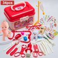 thumbnail image 1 of Juego de simulación de medicina para niños y niñas, juego de rol, Juguetes Educativos, regalo de Navidad, 2023, 1 of 4