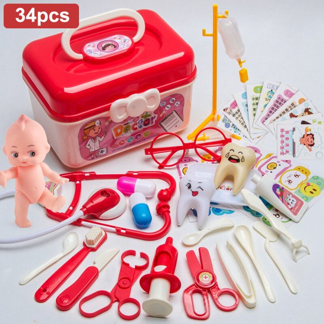 Juego de simulación de medicina para niños y niñas, juego de rol, Juguetes Educativos, regalo de Navidad, 2023