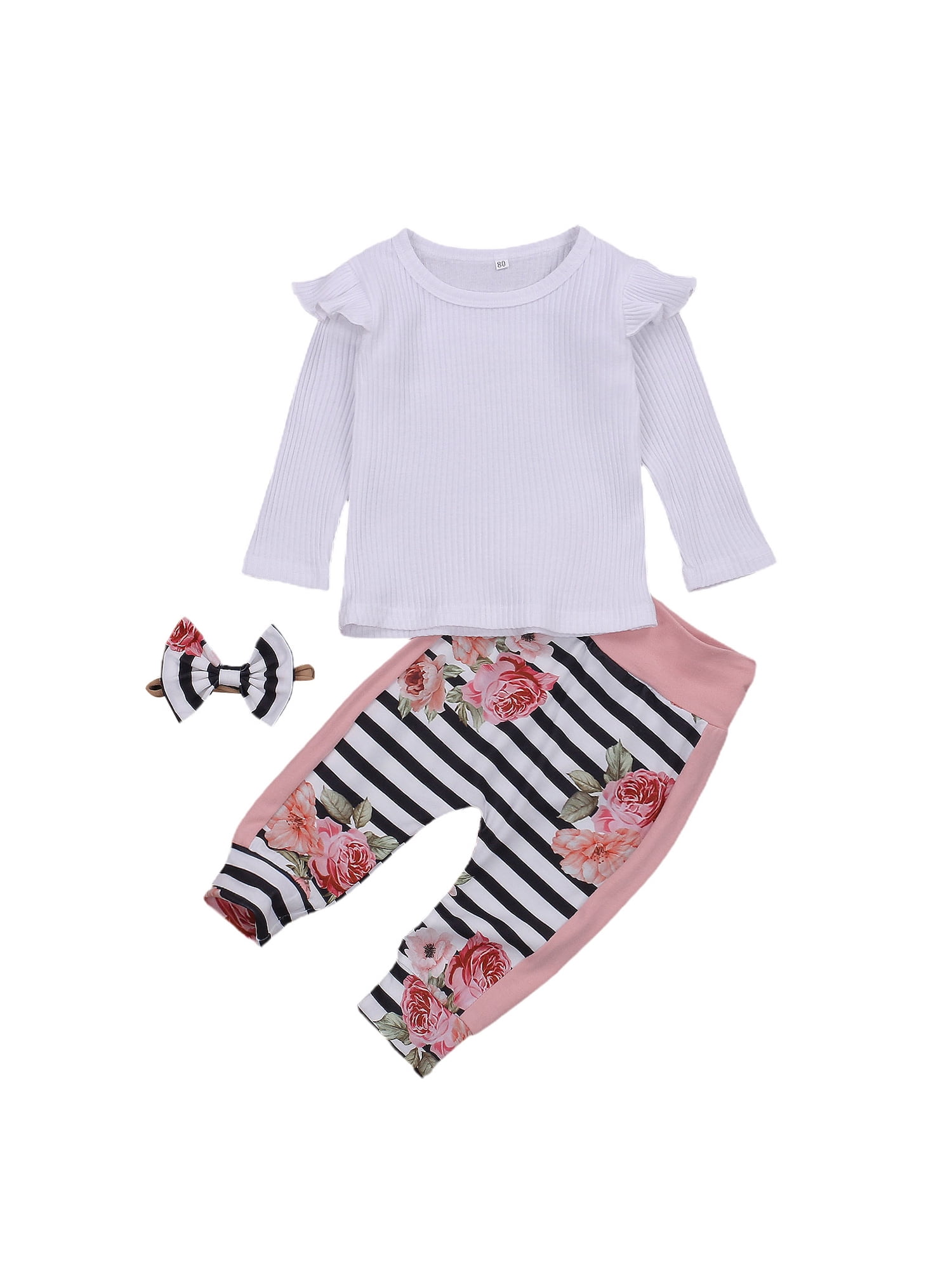 NEW Baby Girls Pink Headband & Knickers 0-12 months Blue White Stripe Dress 