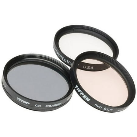 UPC: 0049383173406 | Tiffen 82mm Photo Essentials Kit with UV Protector  812 Color Warming  Circular Polarizing Glass Filters and 4 Pocket Po