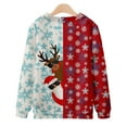 thumbnail image 4 of Aoochasliy Christmas Mens Sweatshirt Casual Loose Printing Pullover Tops Christmas Gifts, 4 of 5