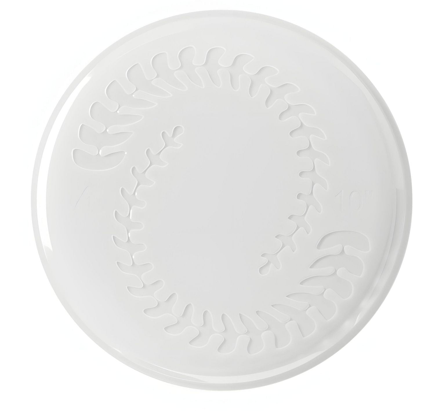 MAINSTAYS Lightweight 10 inch Clear Plant Saucer - Single Piece - Round Plastic Tray Good for Indoor Use