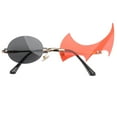 thumbnail image 3 of FOLOYORI Fire Flame Sunglasses Novelty Eyewear Black 1 Pair Metal, 3 of 8